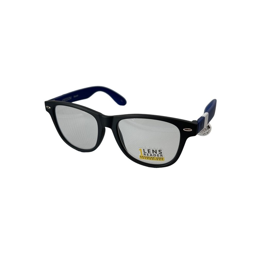 Kreedom Reverb 1 Lens Reader Glasses Blue Black Unisex Eyewear Lightweight NEW